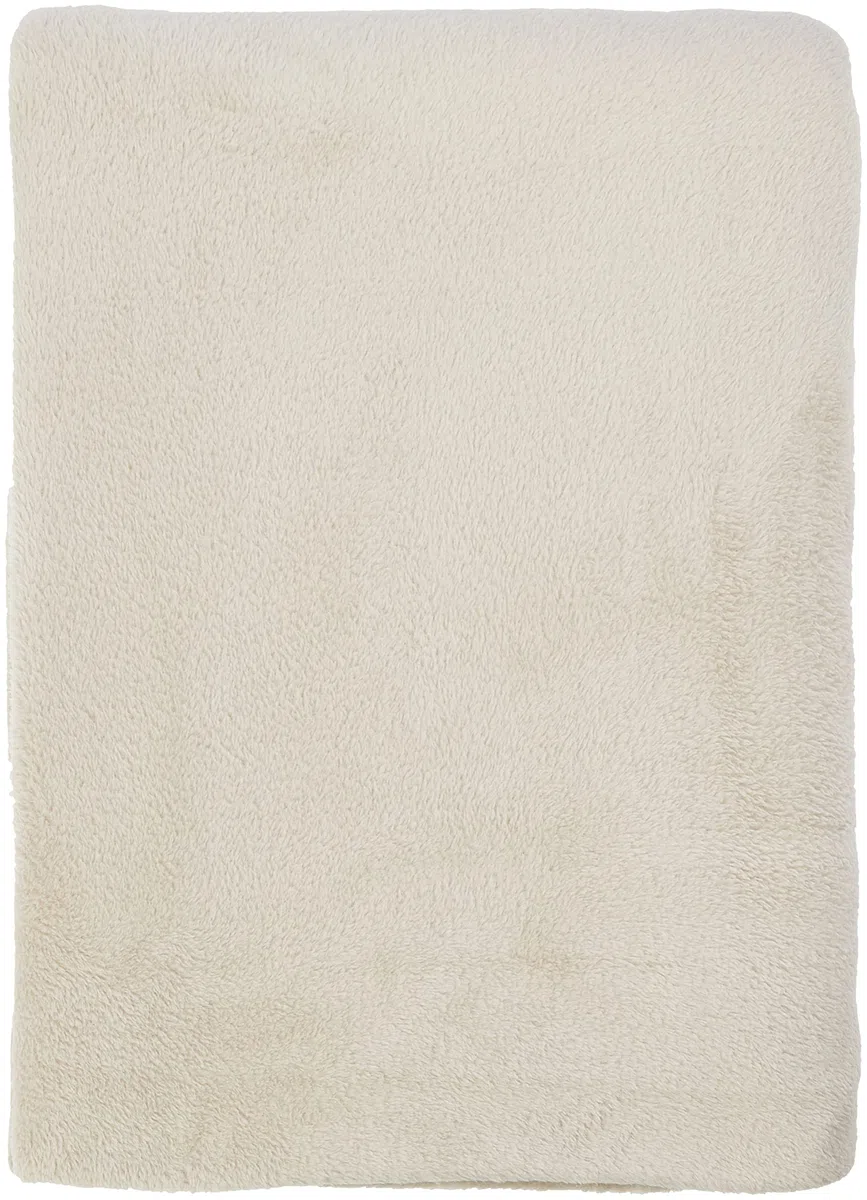 Amazon Basics Überwurf Kuscheldecke, Nicht beheizt, aus weichem, samtigem Plüsch, 168 x 229 cm, Sand