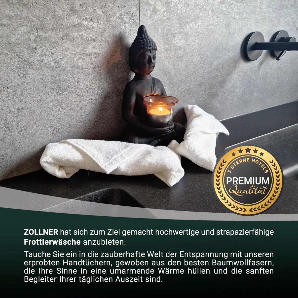 ZOLLNER 10er Set Seiftücher - weiche und saugstarke Waschlappen - waschbar bis 95°C - Baumwolle - 30x30 cm in weiß