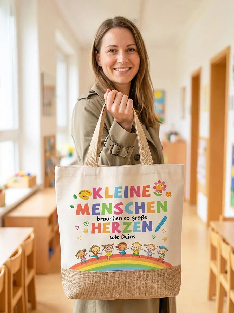 Beste Erzieherin Geschenk Abschied,Abschiedsgeschenk Erzieherin Kindergarten, Dankeschön Geschenke für Lehrerin Baumwolltasche, Kinder Abschiedsgeschenk Kita, Erzieher Geschenk zum Abschied