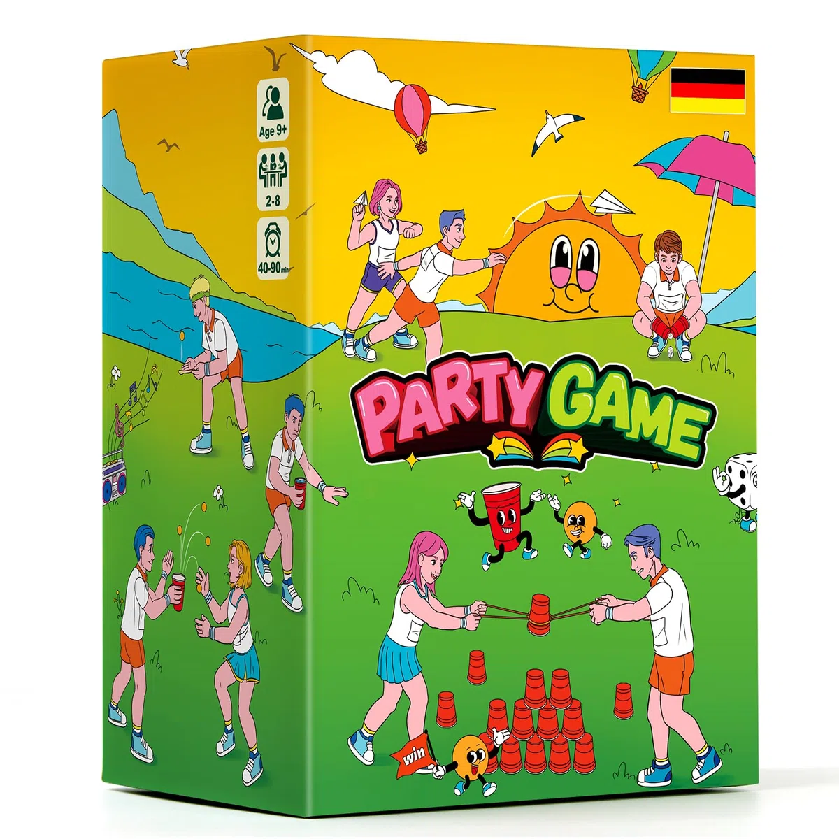 Partyspiele für Erwachsene und Kinder, Verrückte Spiel, Brettspiel mit 167 Vielfältigen Herausforderungen, Gesellschaftsspiele ab 8+ Jahre Familienspiele Lustige Geschenke für Jungen und Mädchen
