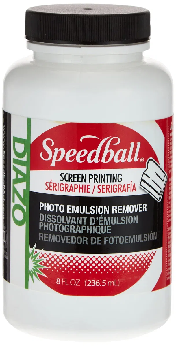 Speedball Diazo Fotoemulsions-Entferner, 227 ml, Rückgewinnung des Druckbildschirms, von Fotos, Schablonen, Siebdruck, Blockdruck, Stoffdruck-Bastelset, Kunst, Basteldruckherstellung