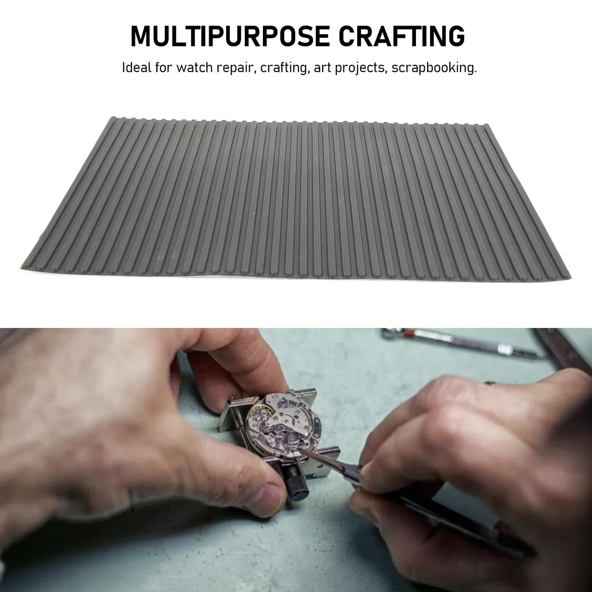 Bastelklebematte, Silikon-Werkbankmatte, Hitzebeständige Matte für Bastelprojekte, Uhrenreparaturtisch, Geschäft, Esstisch, Kunstprojekte