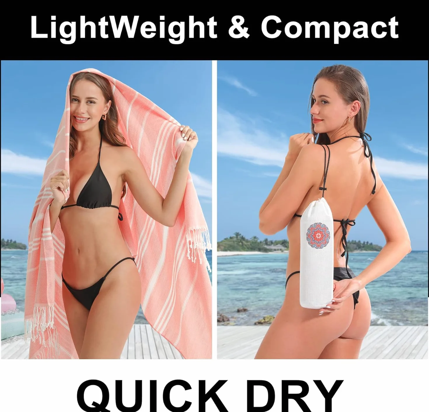 Strandtuch Strandhandtuch Hamamtuch Strandtücher Beach Towel xxl Groß Strand Zubehör Strandlaken Damen Herren Hammam Tuch Strandhandtücher Strandzubehör Strandbadetuch Grau Geschenke für Frauen Männer