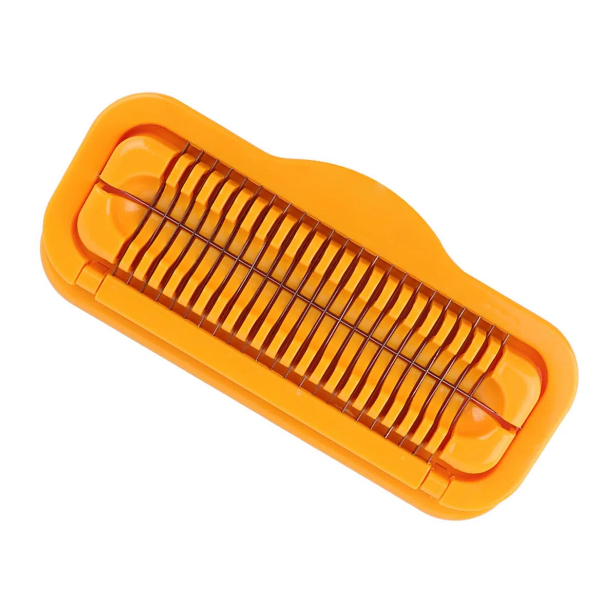 Hot-Dog-Schneider, Wurstschneider aus Edelstahl, Schinkenwürfelschneider mit Elastischer Feder und Ergonomischem Griff, Ideal für die Küche