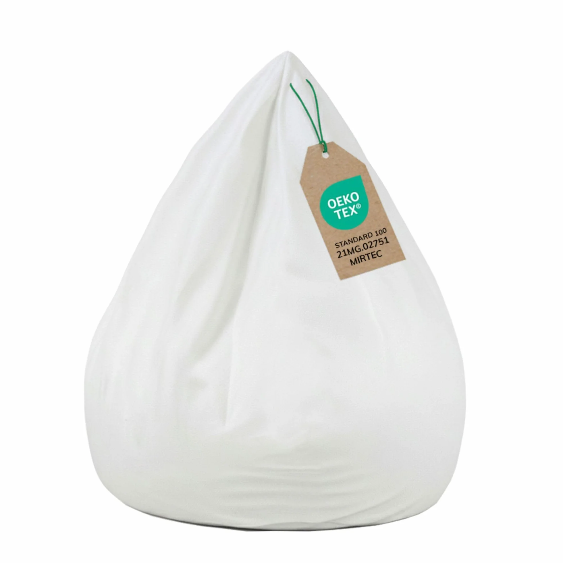 DreamRoots Sitzsack Bezug ohne Füllung - Innenhülle S 70x105 cm - Innensack waschbarer Oeko-TEX Bezug zum Befüllen mit Styroporkugeln, Ersatz-Innenbezug für Bean Bag