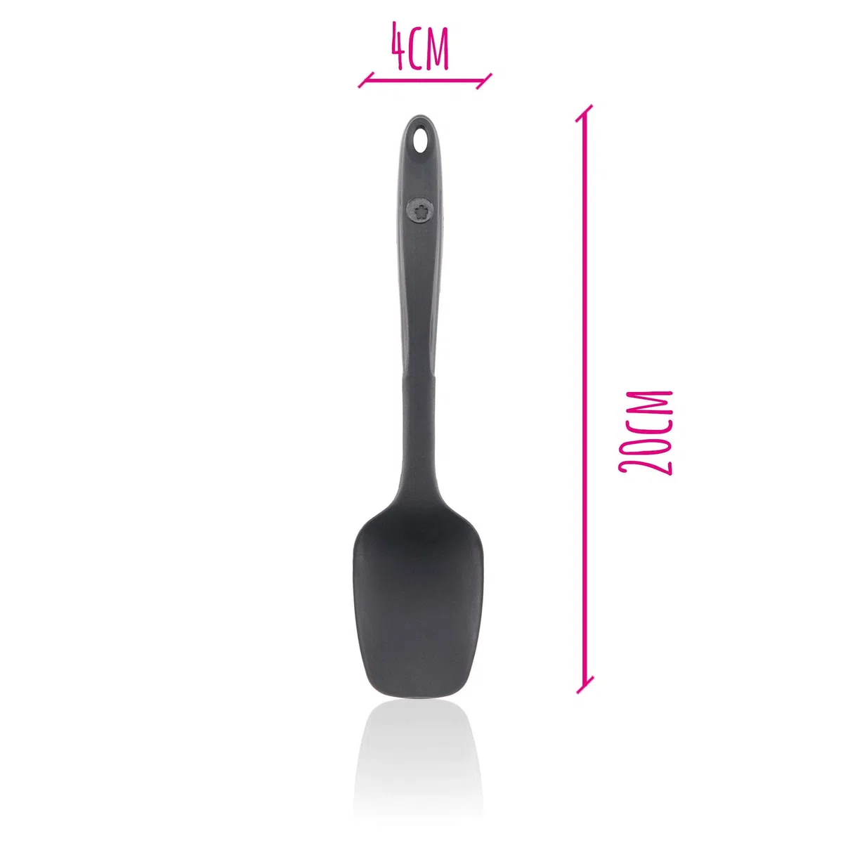 Kochblume Flexlöffel S 4er Set | Premium-Silikon & BPA frei| Hitzebeständig | Spülmaschinenfest | Farbe: lila