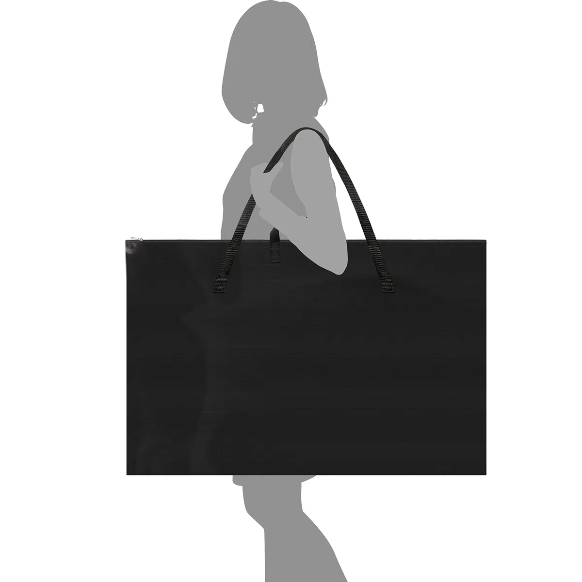 Vantasii Schwarzes Kunst-/Portfolio-Tasche (61 x 91 cm) mit Schultergurt