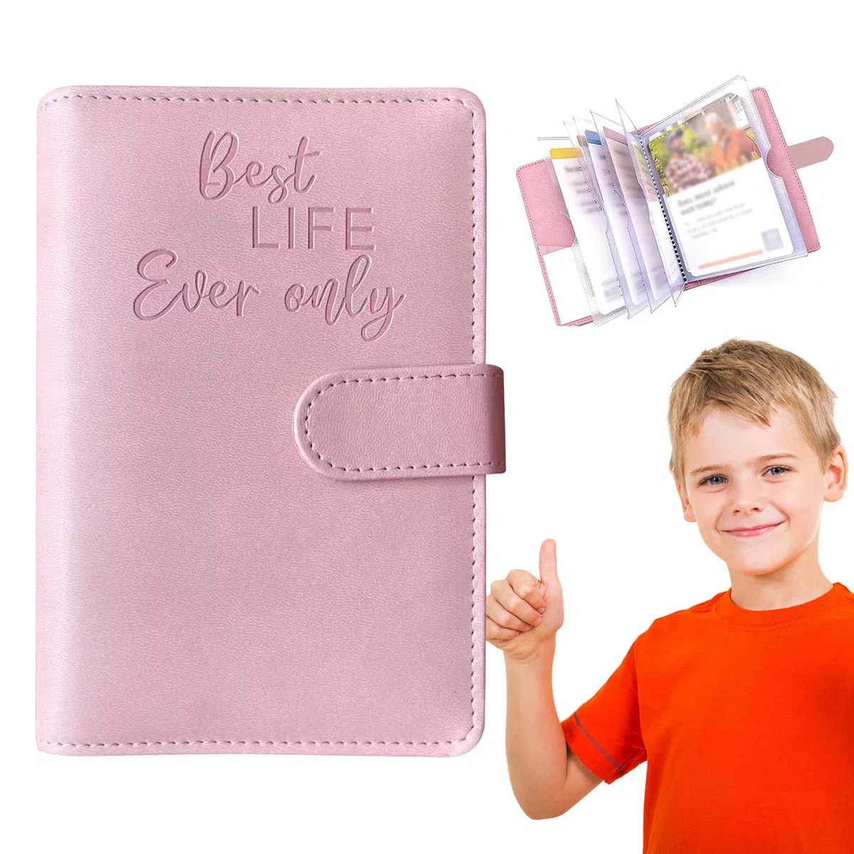 Trakt-Halter Mini-Felddienst-Organizer, Tragbarer religiöser Trakt-Organizer for Zeugen Jehovas, Pioniere & Dienstmaterialien, Magnetverschluss for Jehovas Zeugen Trakt-Halter