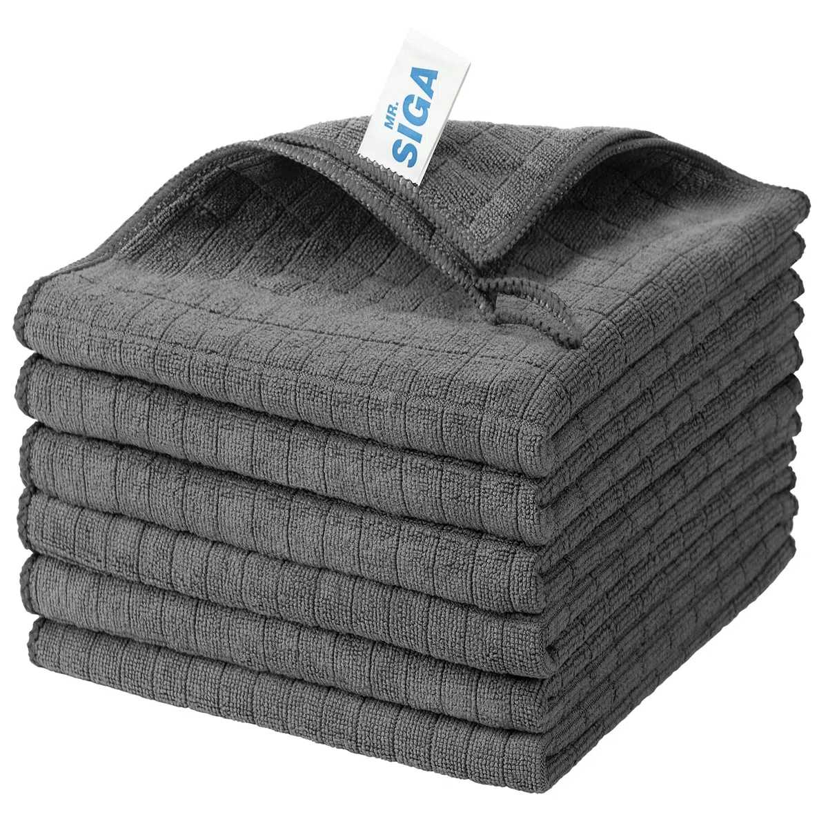 MR.SIGA Mikrofaser-Reinigungstuch, Allzweck-Reinigungstücher, 6er-Pack, Größe: 35 x 40 cm