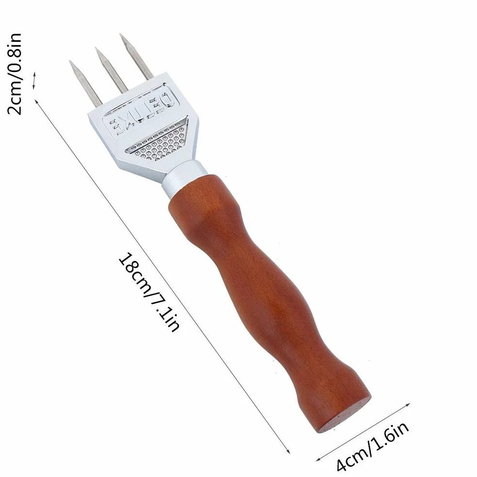 Jeffergarden Eispickel, Eis Meißel aus Edelstahl mit Holzgriff für die Entfernung von Crushed Ice, Chipper, Werkzeug für Küche und Bar, Barkeeper Tool, wiederverwendbar, Barzubehör