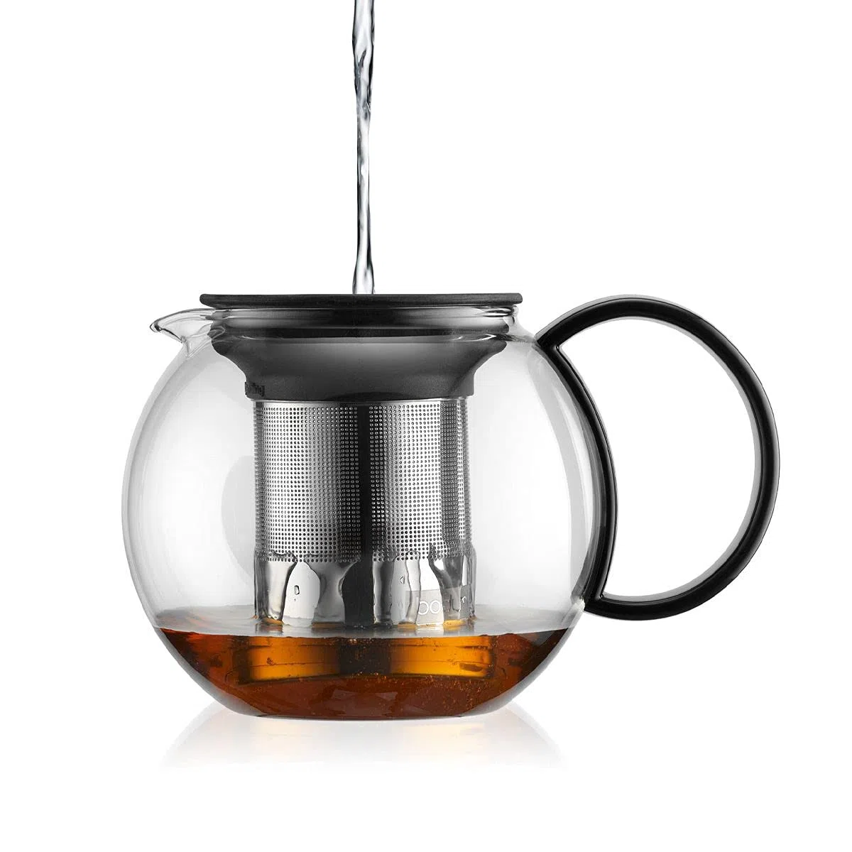 Bodum 1805-01 Assam Teebereiter mit Edelstahlfilter, 1.0 l