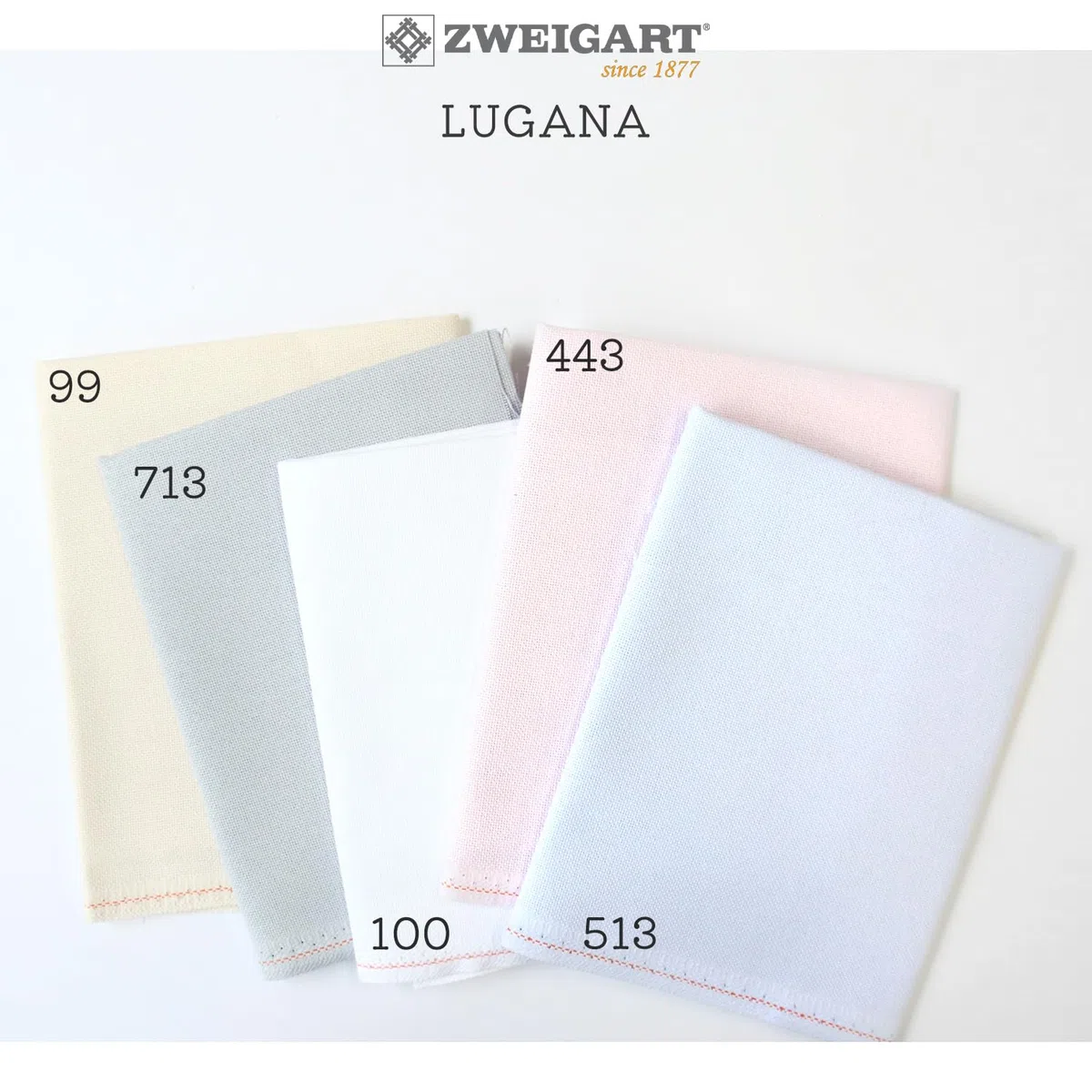 Zweigart Precut Lugana col.713 Stoffzuschnitt, 48 x 68 cm