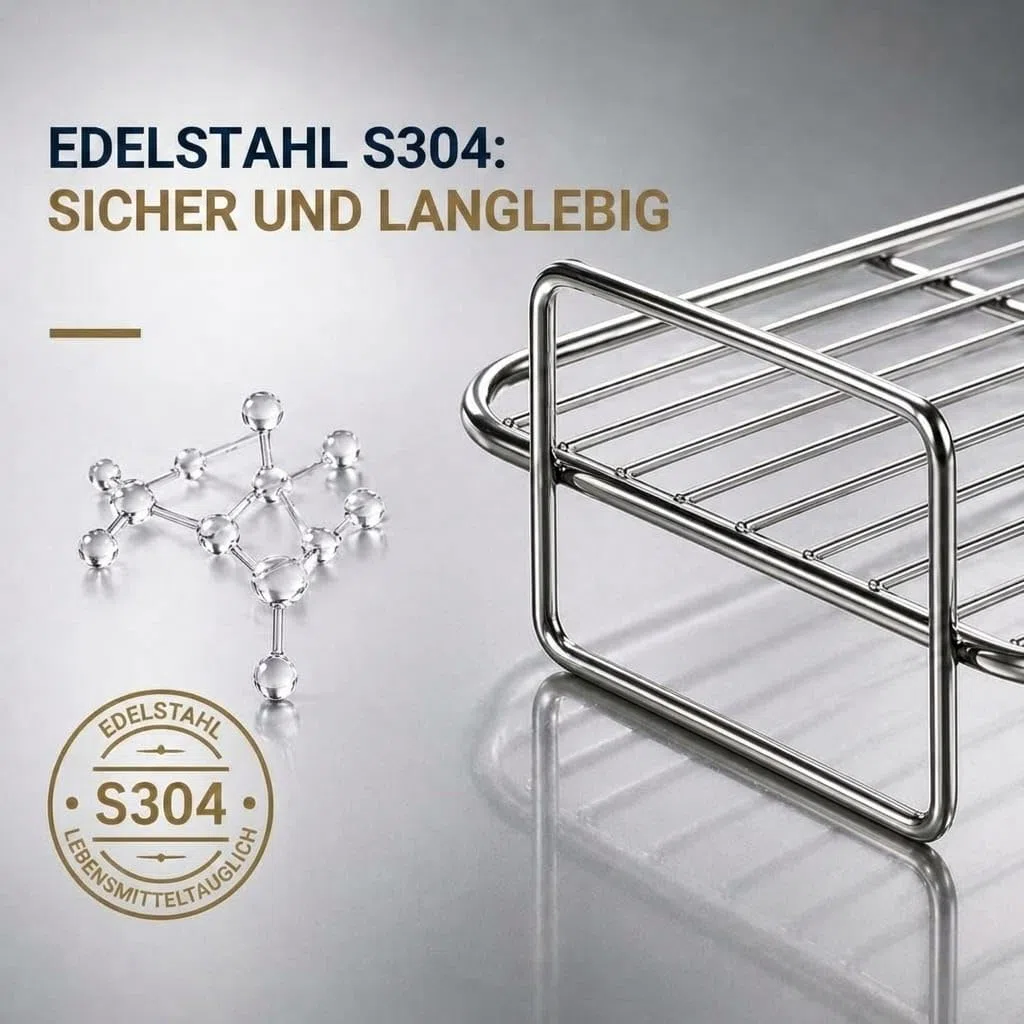 Gitter für Heißluftfritteuse kompatibel mit Ninja Foodi Flexdrawer Dual Air Fryer 10,4L/COSORI Dual Blaze TwinFry 10L Edelstahl S-304 Zubehör für Heißluftfritteuse Lebensmittelecht