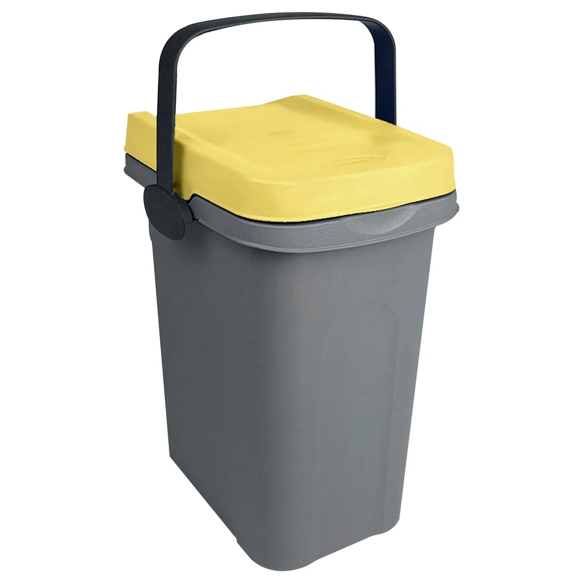 Windeleimer Geruchsdicht 7 Liter Gelb Küche Verschließbar, Bio Mülleimer Klein, Komposteimer, Eimer mit Deckel, Abfalleimer, Trash Bin, Biomüll, Kleiner Mülleimer mit Deckel