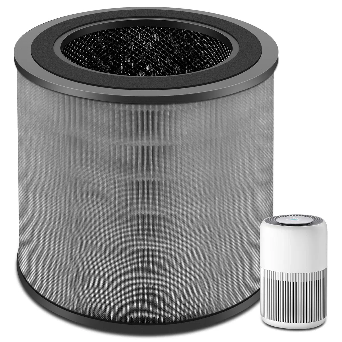 FY0910 Filter für Philips 800er & 900er Serie Luftreiniger AC0950, AC0951, AC0830, AC0850, 3-in-1 HEPA NanoProtect + Aktivkohle + Vorfilter (FY0910/30)