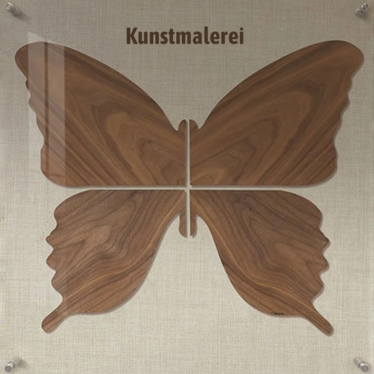 6 Stück Walnuss Holzplatte,Nicht-Sperrholzplatte,Unbehandeltes Bastelholz für Modellbau,Laserschneiden,Lasergravieren,Brandmalerei (200x100x3mm)