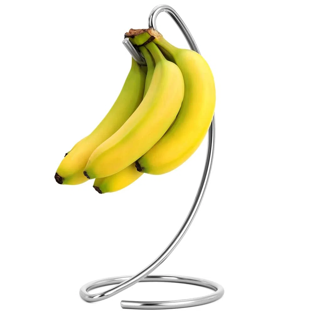 Lodokdre Bananenhalter - Metall - Bananenaufhänger Baumständer für Küchenarbeitsplatte