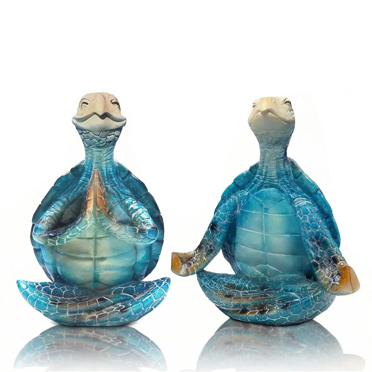 Meeresschildkröte Deko, Strand Dekorationen, Yoga Meditation Zubehör, Yoga Deko, Schildkröte Lady Geschenk, Badezimmer, Ozean, Strand Thema Dekorationen
