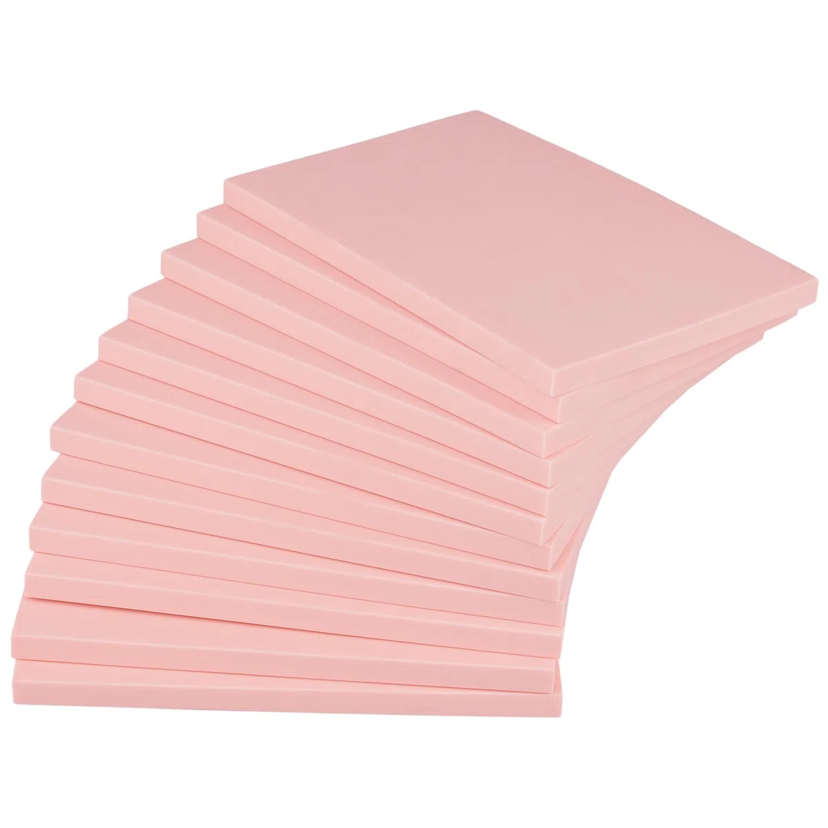 12 Stück 15 x 10 cm Rosa Gummi Schnitzblöcke, Gummistempel Schnitzblöcke, Stempelgummi für DIY, Stempelherstellung und Kunsthandwerk
