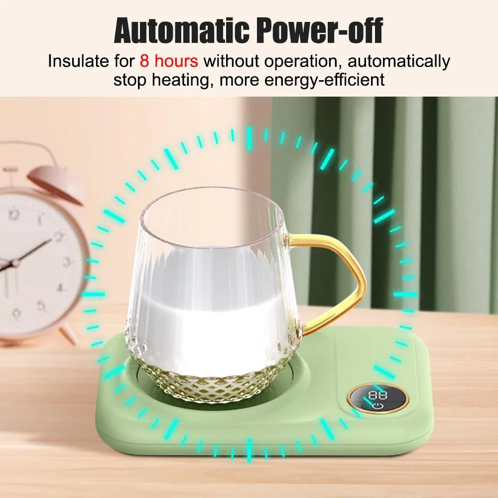 Kaffeetassenwärmer, 3 Temperatureinstellungen, Tassenwärmer, USB Kaffeewärmer, Untersetzer mit Automatischer Abschaltung zum Erwärmen von Kaffee, Milch und Tee