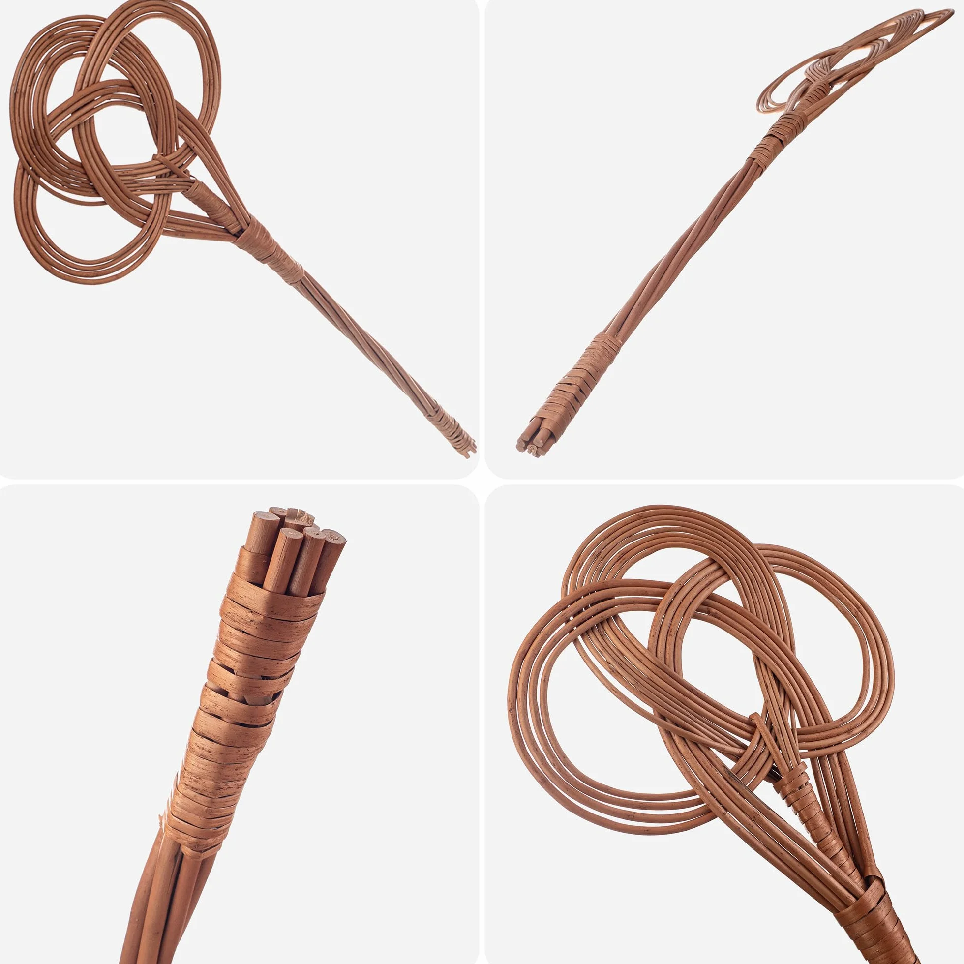 KADAX Teppichklopfer aus Weide mit 75 cm langem Griff, traditioneller Teppichreiniger für gründliche Reinigung von Teppichen, Fußmatten und Polstern