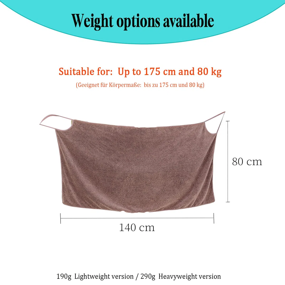 Saunakilt Damen, Badetuch mit Trägern, Handtuchkleid Damen, Sling Baderock, Spa Bademantel Set Badetuch, Tragbar Badetuc für Dusche Pool Spa Badezimmer (140 * 80 cm/Grün-290g)