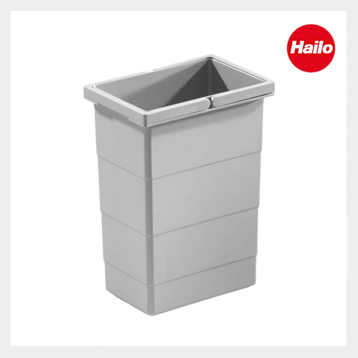 Hailo Inneneimer 8 Liter signalgrau - 1075959