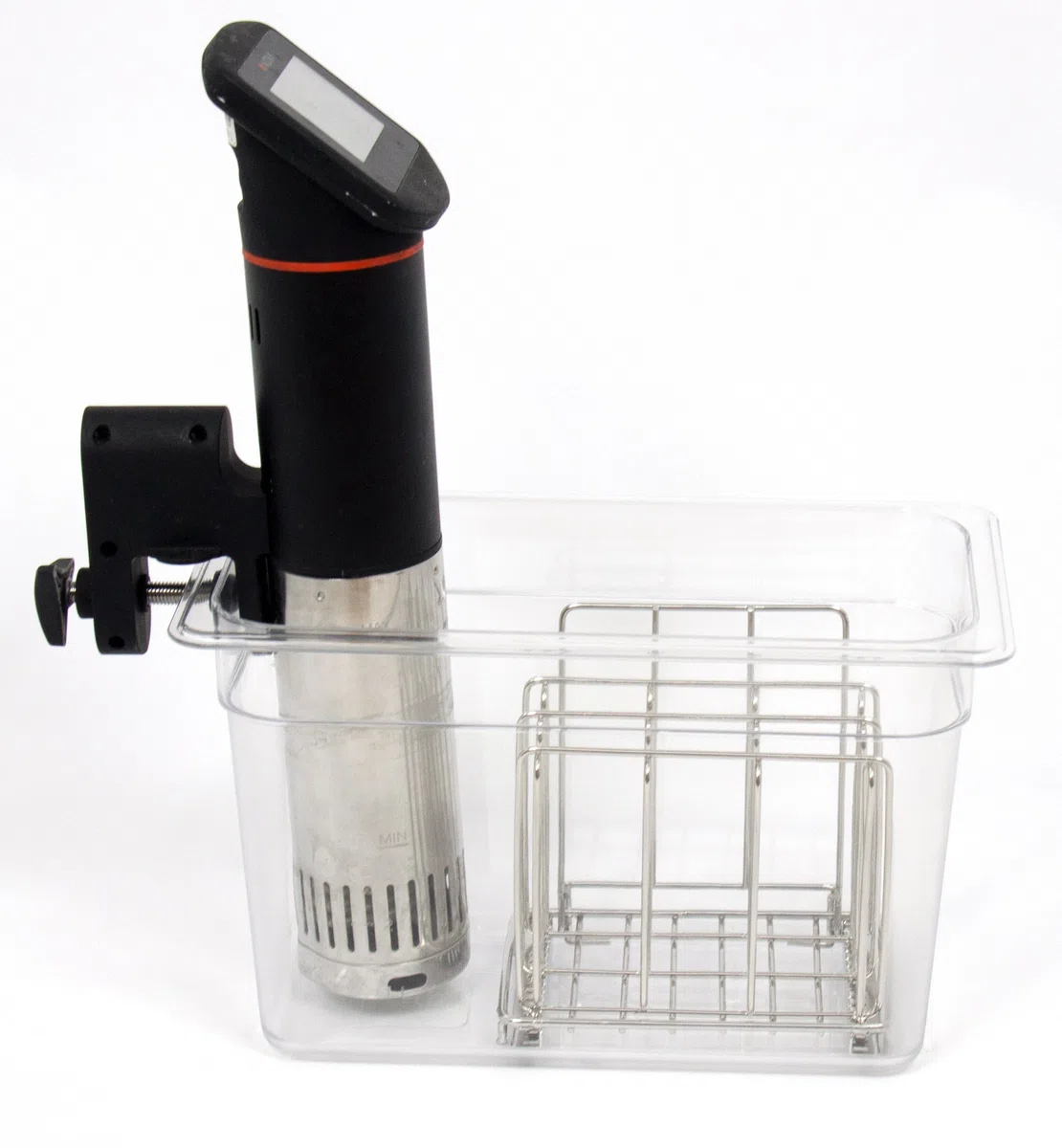 LIPAVI L5 Sous-Vide Gestell | Professionelles Sous-Vide Gestell | 316L Rostfreier Edelstahl| Verstellbar, klappbar aus Edelstahl