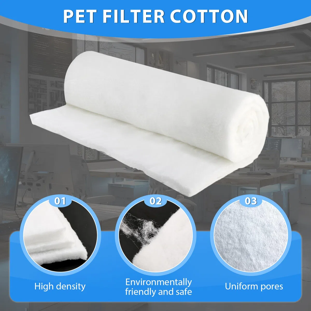G4 Filtermatte 1m x 2m x 2cm Luftfilter Rolle Filtermatte Zuschneidbar Filtermatten für Lüftungsanlagen Klimaanlagenfilter Rolle mit Staubschutzfolie für Klimaanlagen Repair
