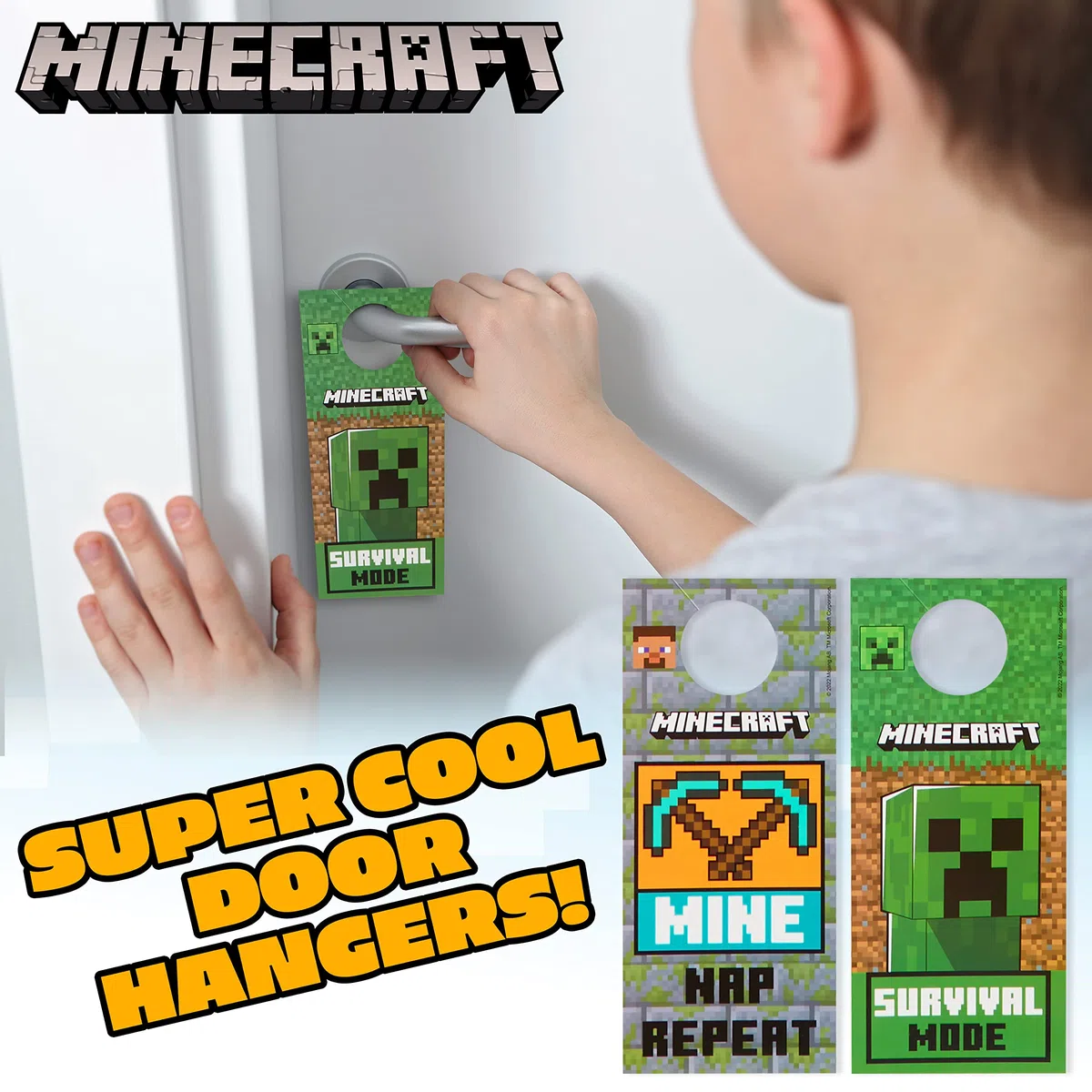 Minecraft Fensterbilder Aufkleber und Zubehör für Schlafzimmer für Jungen Fensterdeko Kinderzimmer, Grün, 227908536-NEW