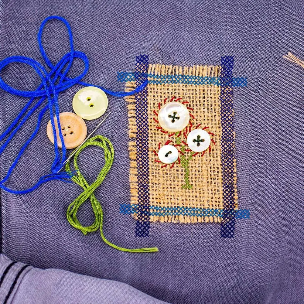 14 Haken Stopf-DIY-Weberei-Reparaturwerkzeug Komplettes Stopfset für Anfänger zum Schnellen Ausbessern Von Jeans, Socken und Mustern