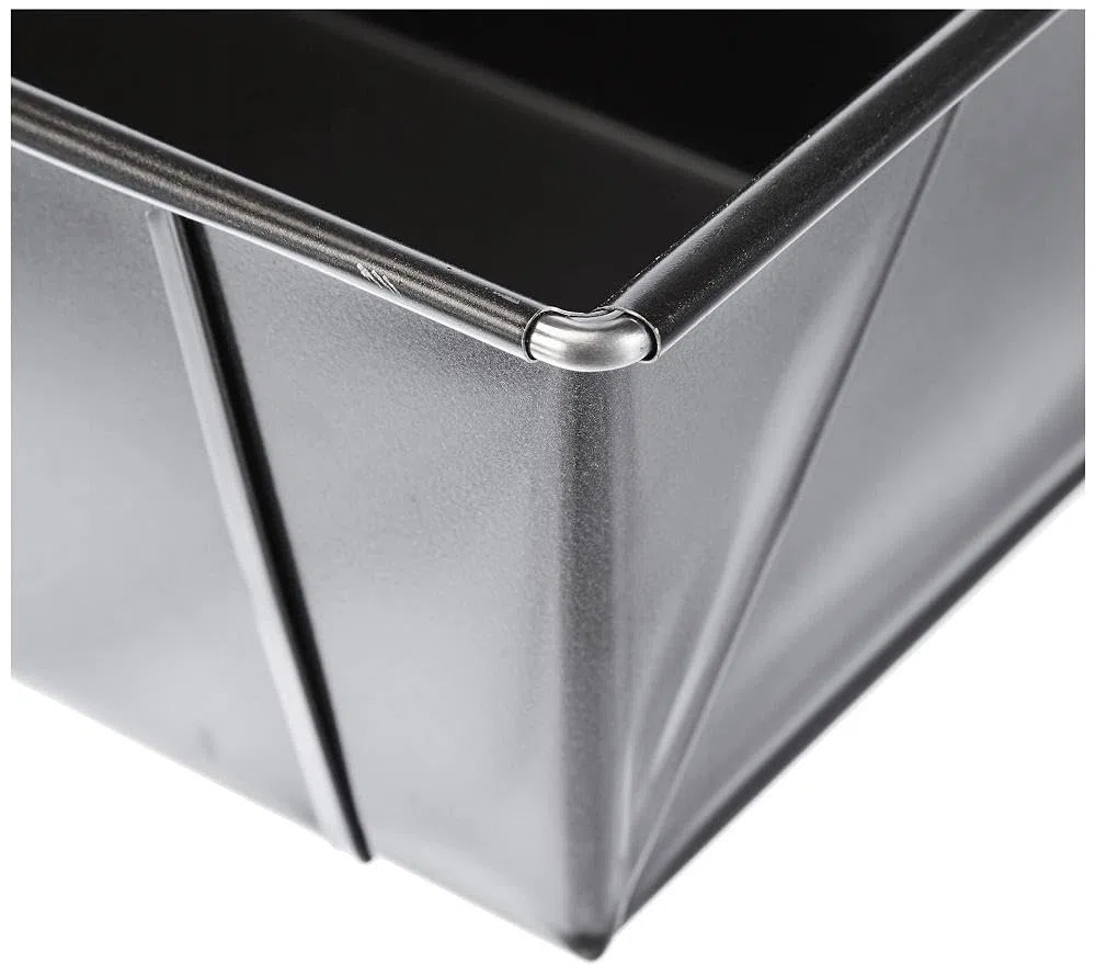Zenker Universal-Brotbackform ausziehbar 28-40 cm PURE, Königskuchenform mit Antihaftbeschichtung, hochwertige Backform (Farbe: schwarz), Menge: 1 Stück