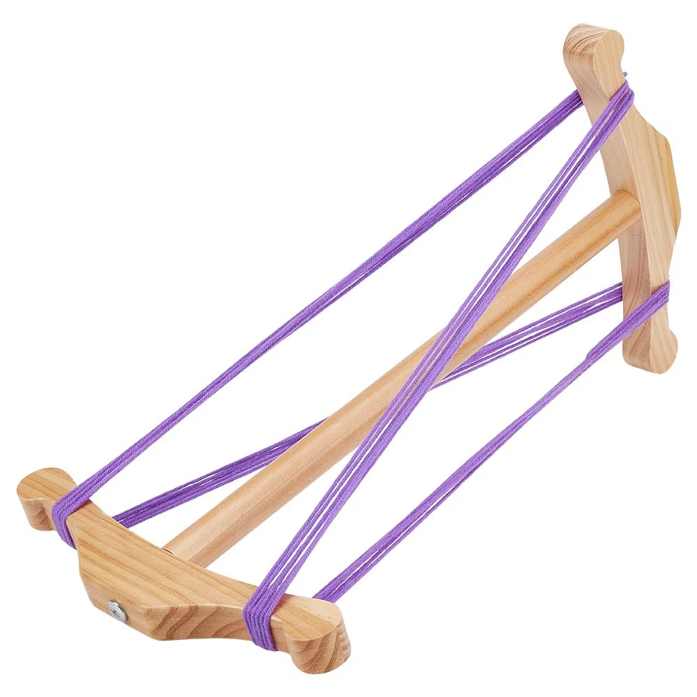 BENECREAT Niddy Noddy Navajo Spinnwerkzeug Aus Weißem Holz Zum Garnspinnen Handgesponnenes Garn Lage Strang Erstellen 40.5x21x2cm