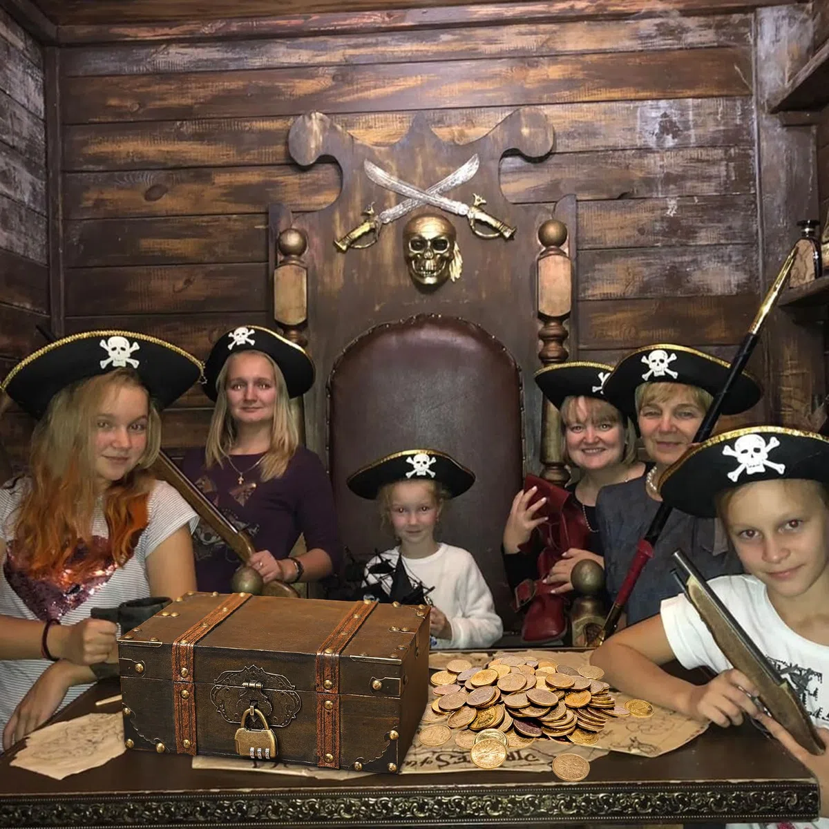 Schatztruhe Box, Aufbewahrung Vintage Schatzkiste Holz mit Schloss, Holz Schatztruhe Kinder für Aufbewahrung Kindergeburtstag Dekoration Geschenke