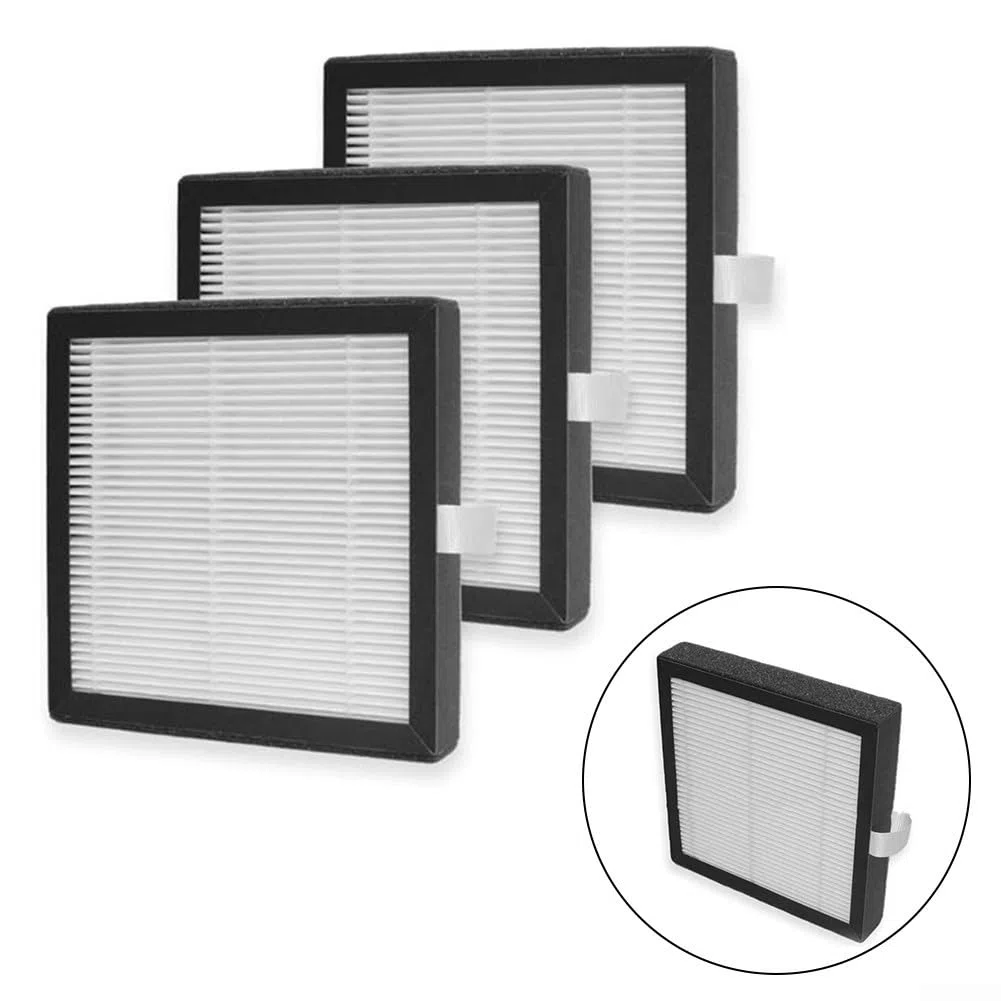 3er Pack Ersatz Hepa Filter für Afloia Q7 Luftreiniger Luftentfeuchter 2in1 - Waschbarer Vorfilter Kompatibel mit Afloia-q7 Modell Weiß/Schwarz
