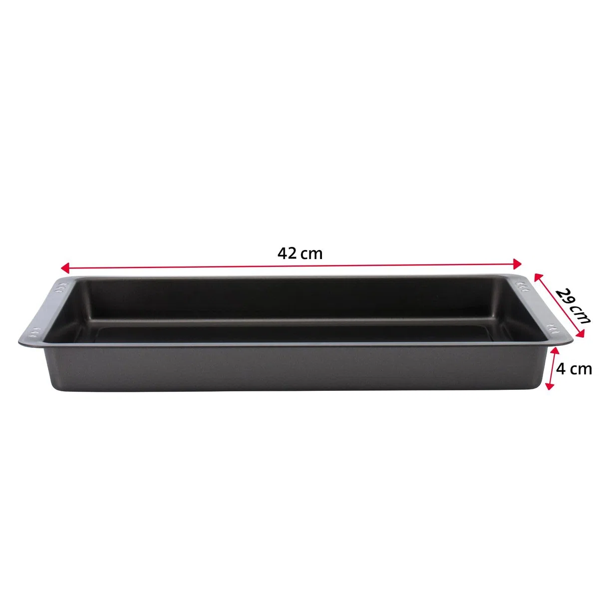 Westmark Brat- und Backform, extra hoch, kaltgewalzter Stahl, Back Meister, Anthrazit, 32962270