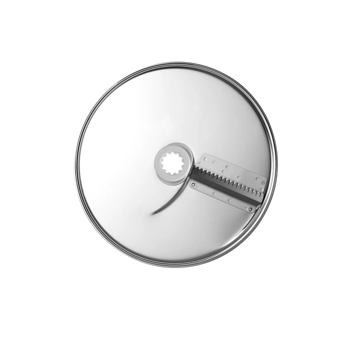 Bosch Asia-Gemüse-Scheibe MUZ9AG1, Zubehör passend für Küchenmaschine Serie 8, OptiMUM, für feine Gemüsestreifen, Durchlaufschnitzler notwendig, robust, Edelstahl, spülmaschinenfest
