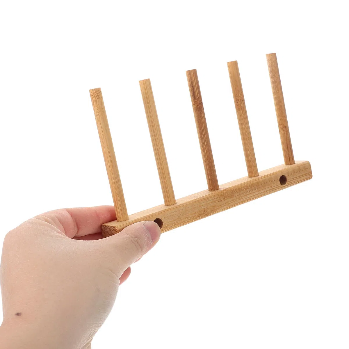 Gatuida 2er-Set Handpuppenhalter aus Holz – Aufbewahrungsständer mit 10 Fächern für Fingerpuppen – Handpuppen-Präsentationsständer für Vitrinen und Aufbewahrungsmöbel