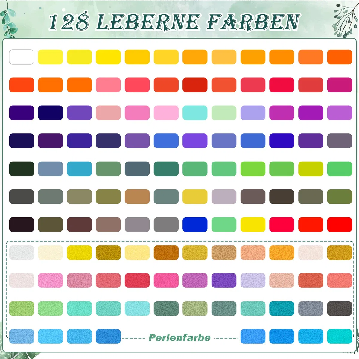 Aquarellfarben Set mit 128 Farben- Watercolor Paint in Tragbarer Box - Aquarell für Kinder Erwachsene Reisen Glitzer Wasserfarben Inklusive Zeichenstift Pinsel und Stift fur Kunstler und Hobbyisten