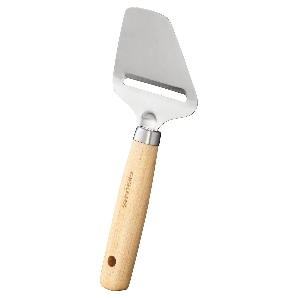 Fiskars Folken Hartkäsehobel, Käseschneider mit Klinge aus hochwertigem Stahl, Griff aus FSC-zertifiziertem Ahornholz, 1075681