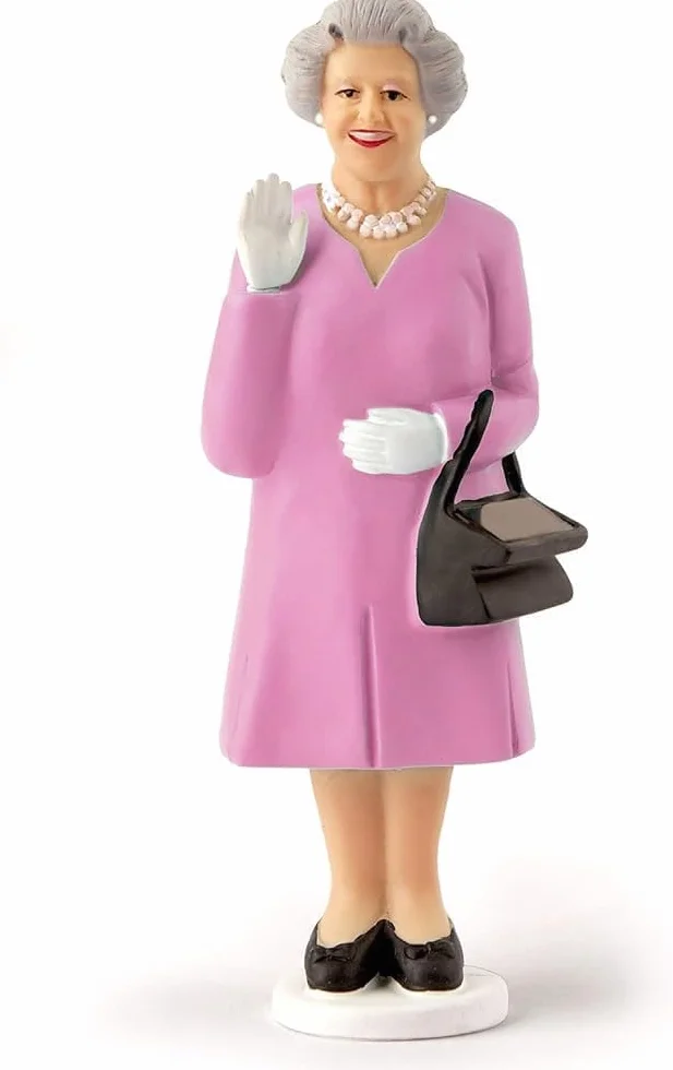 Kikkerland Figur winkenden Königin (Queen), solarbetriebene sortierte Farbe (1 Artikel)