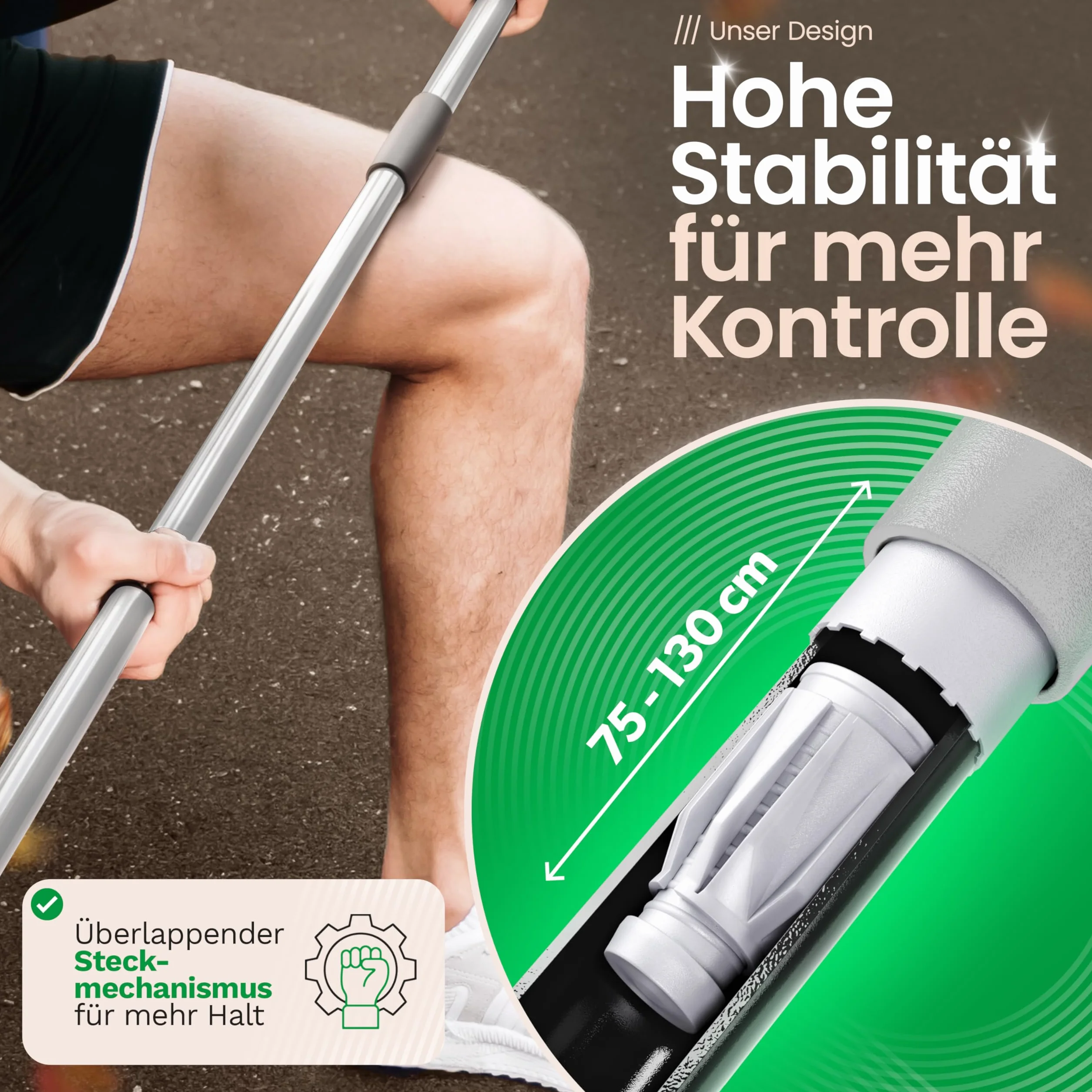 Novaliv Zimmerbesen mit Stiel ROSSHAAR Mischung Besen weiche Borsten Schrankbesen mit Teleskopstiel Gemischter Rosshaarbesen Besen für Laminat und Parkett Rosshaarbesen Naturborsten Stubenbesen