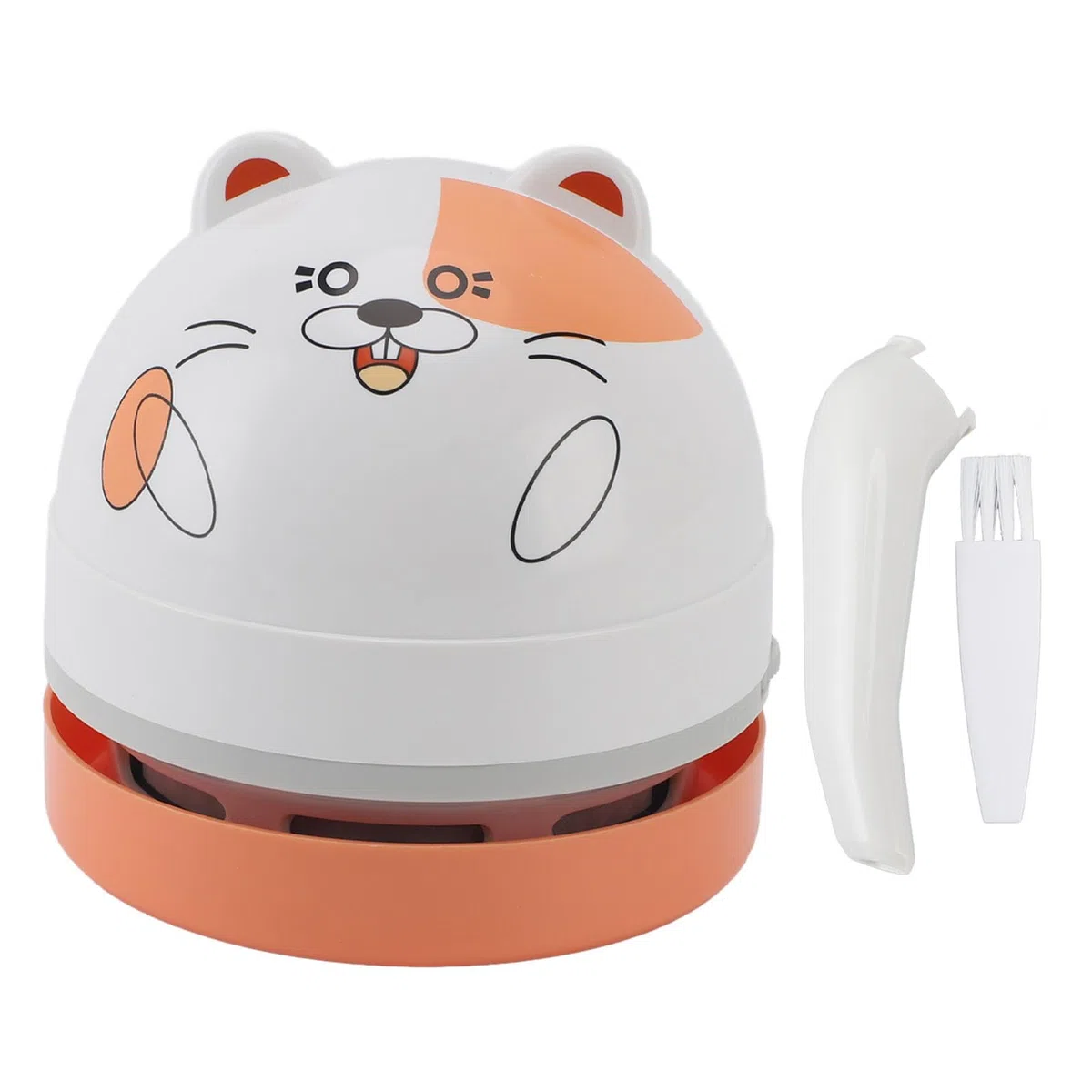 ciciglow Mini-Tischstaubsauger, Niedlicher Schreibtischstaubsauger Zum Aufnehmen von Krümel, Radiergummi, Krümel, Tierhaare, Hohe Saugkraft und Geringe Geräuschentwicklung, mit (Hamster)