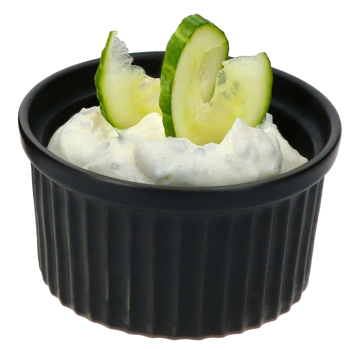 MamboCat 8er Set Muffin-Förmchen Nero 180 ml I Steingut I Ø 9,3 cm I Schwarz I 8 Personen I Backform I Mini-Schälchen I für Crème Brûlée, Soufflé, Cupcakes, Tiramisu, UVM. I kleine Auflaufförmchen