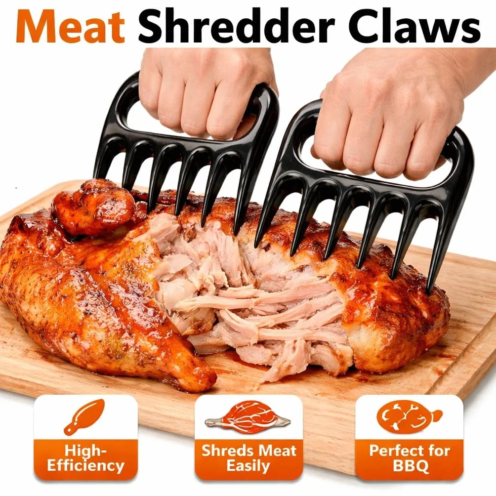60 ml Edelstahl Fleischinjektor mit 3 Nadeln – Grill-Marinadenspritze, Truthahnspritze für Rind, Huhn und Schweinefleisch, spülmaschinenfest, leicht zu reinigen