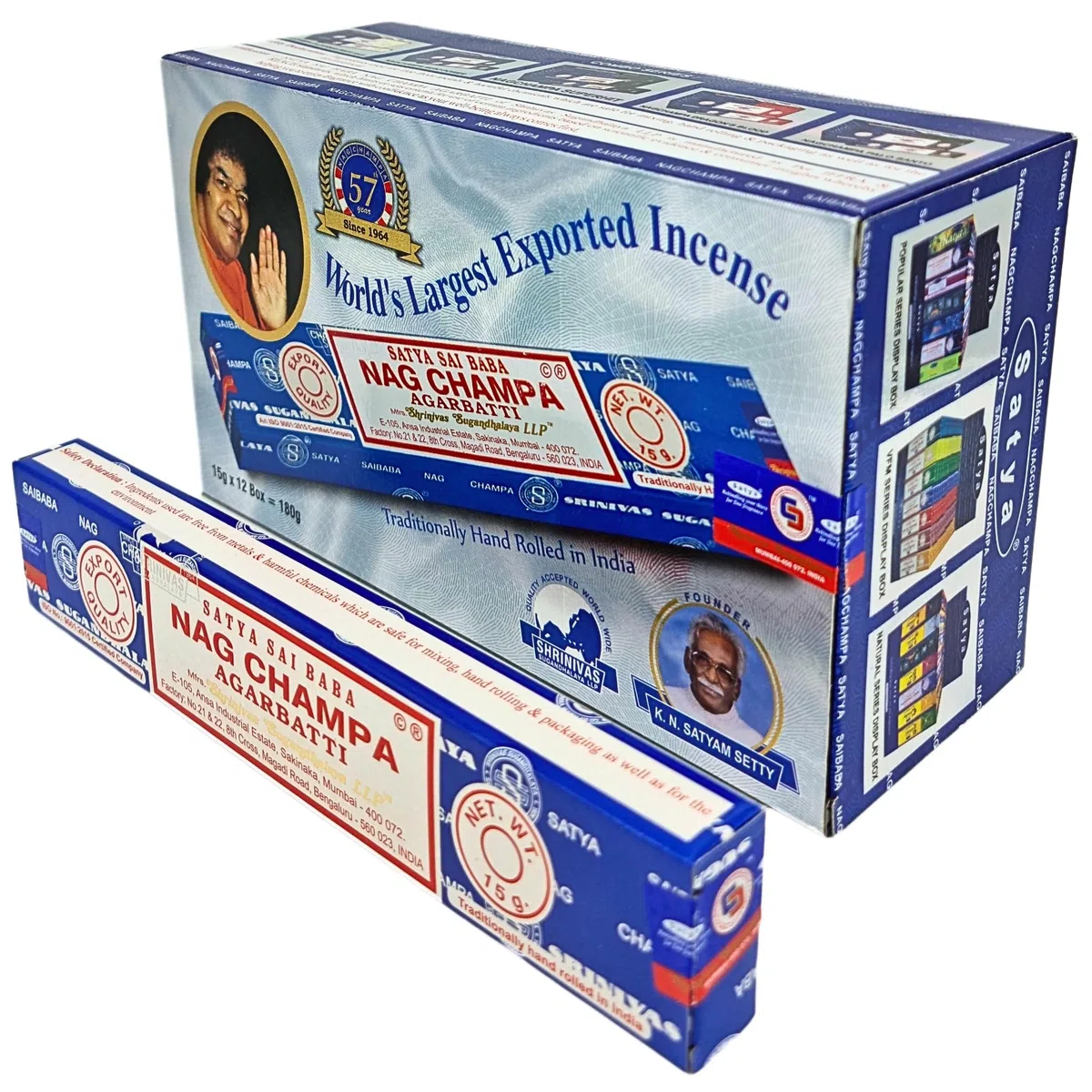 Satya Räucherstäbchen x LAVISA, Meditation, Aromatherapie, Duft (Nag Champa)