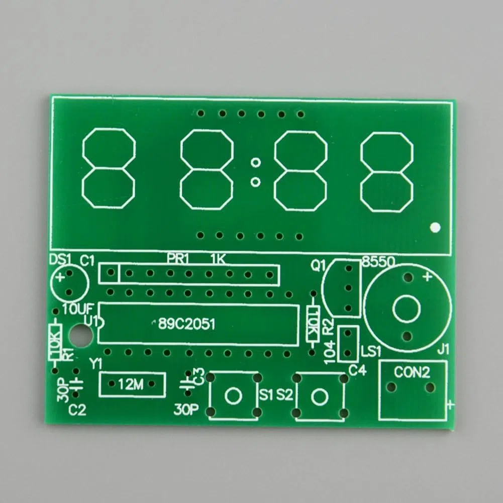4-Stelliges Digitales Elektronisches Uhrenset, Mikrocontroller-Digitaluhr, 4-Stelliges Digitales Uhrenset, Elektronisches DIY-Set