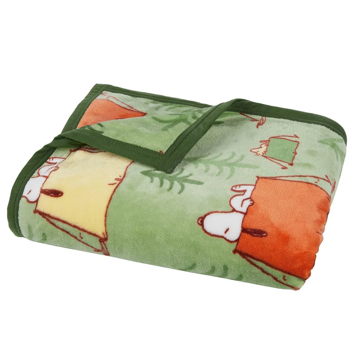 BUTLERS Decke Snoopy Pfadfinder Motiv 170 x 130 cm -Peanuts- Kuscheltuch zum Kuscheln auf Sofa Bett | Schmusedecke als Deko für Wohn-, Schlaf- oder Kinderzimmer
