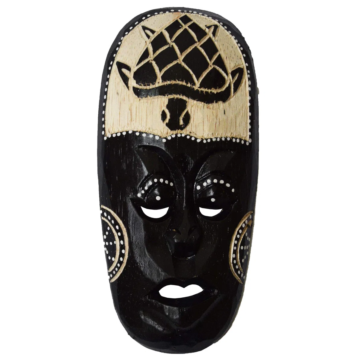 Simandra Afrikanische Maske aus Holz - bemalt - klein Version 1 Farbe V2