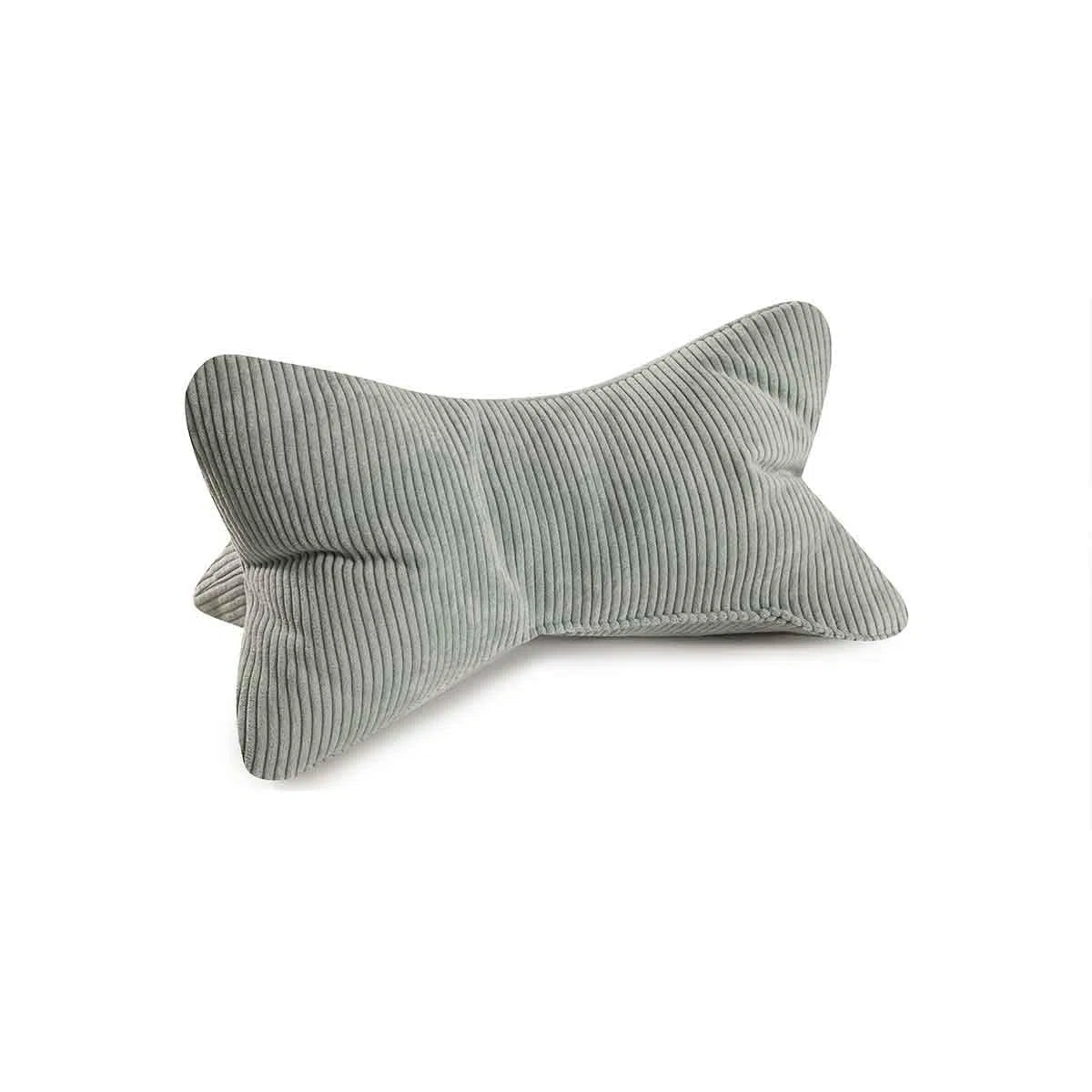MAGMA Leseknochen INGA, Cord Look,Farbe Mint, 42cm x 22cm, ergonomische Form für Nacken- oder Lendenstütze, Flexible Stütze für Bücher, E-Books oder Tablets